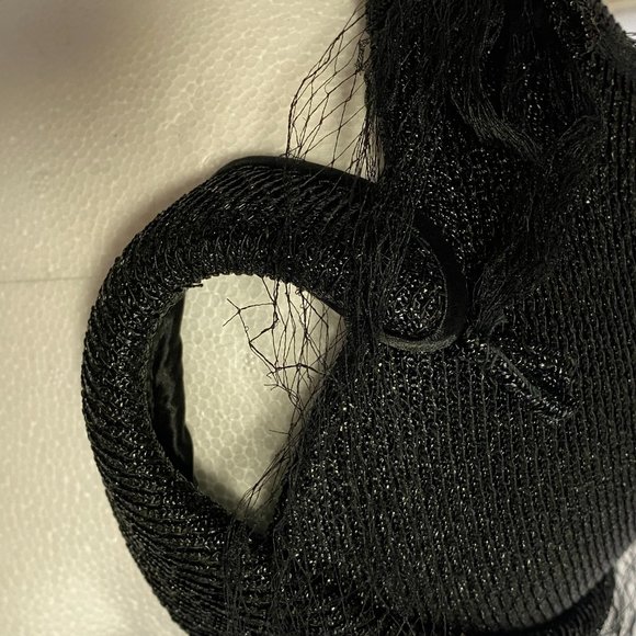 Styled By Coralie Vintage Ladies Dress Hat Black - Picture 4 of 7